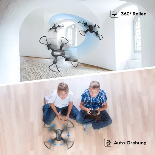 Holy Stone HS340 Mini Dron s 720P HD Kamerom, Prijenosom Uživo, 2 Baterije, Dugo Vrijeme Leta, Upravljanje Pokretima, za Početnike