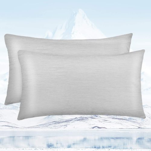 Avoalre Arc-Chill 3.0 Hűsítő Párnahuzat Szett - 2 db 40x80 cm, Q-Max 0.4 Hűtőszálas, Rejtett Cipzáras, Nyári Párnahuzat Izzadás Ellen