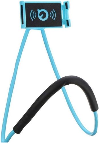 Suport auto universal Moxamo 360° albastru pentru telefon, hands-free