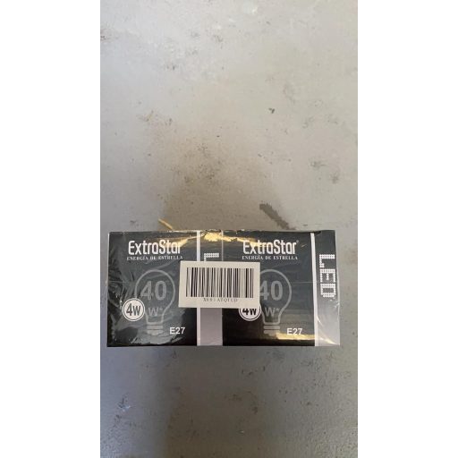 EXTRASTAR G95 E27 Bec LED Edison Vintage, 4W Alb Cald 2200K, Bec Decorativ Retro cu Filament, Înlocuitor Bec 40W, 2 buc