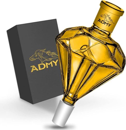 ADMY Shisha Melasses Catcher gyémánt, arany 18/8 vágott előhűtő vízipipa-tartozék