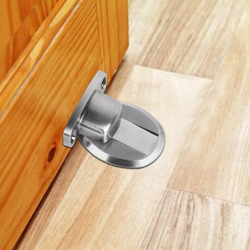 Set opritoare magnetice pentru uși, LANMOK, inox, 2 bucăți