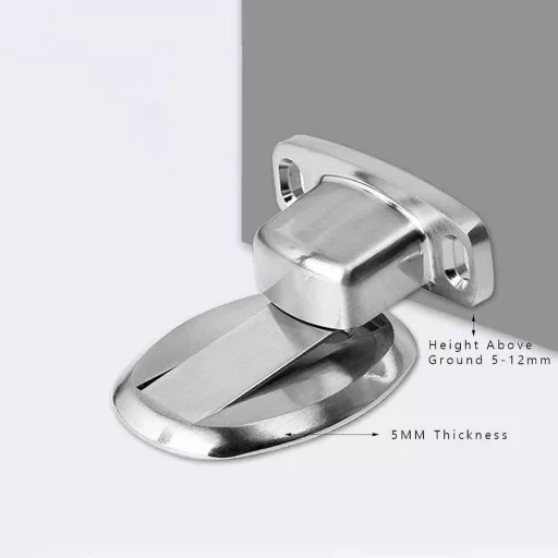 Set opritoare magnetice pentru uși, LANMOK, inox, 2 bucăți