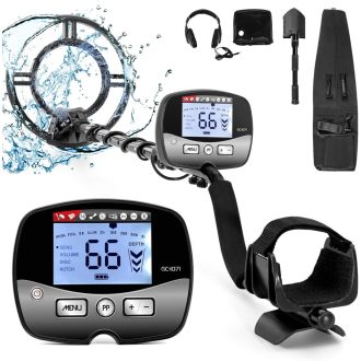   HOOMYA 30cm Professzionális Fémkereső Vízálló Tekerccsel és Pontosítási Funkcióval