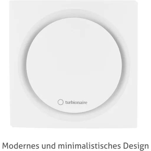 Turbionaire RING 100 SW fürdőszobai ventilátor 100mm fehér visszacsapó szeleppel