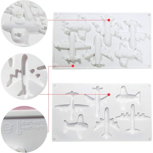OCPO KITCHEN Szilikon Repülőgép Sütőforma 3D Torta Mousse Sütemény Csokoládé Forma Tapadásmentes BPA Mentes