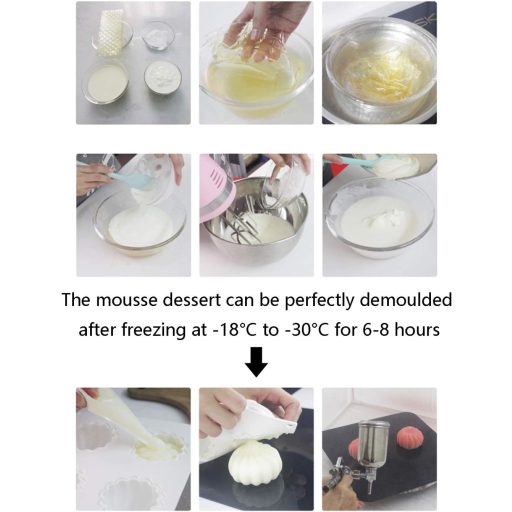 OCPO KITCHEN Szilikon Repülőgép Sütőforma 3D Torta Mousse Sütemény Csokoládé Forma Tapadásmentes BPA Mentes