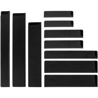   QWORK Kés Védő 10 db Bársony Bélés Univerzális Pengavédelem Készlet