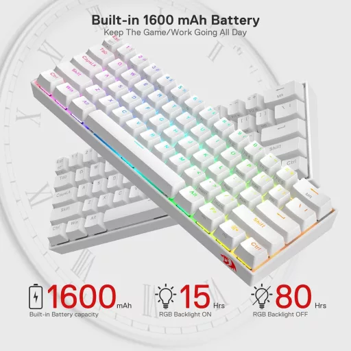 Redragon K530 Pro Draconic 60% mechanikus gaming billentyűzet RGB