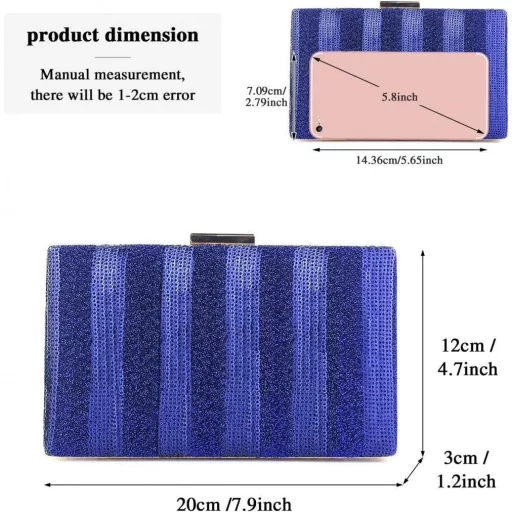 Vintage dámska spoločenská kabelka na svadbu - elegantná listová kabelka 21,8 cm