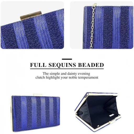 Vintage dámska spoločenská kabelka na svadbu - elegantná listová kabelka 21,8 cm