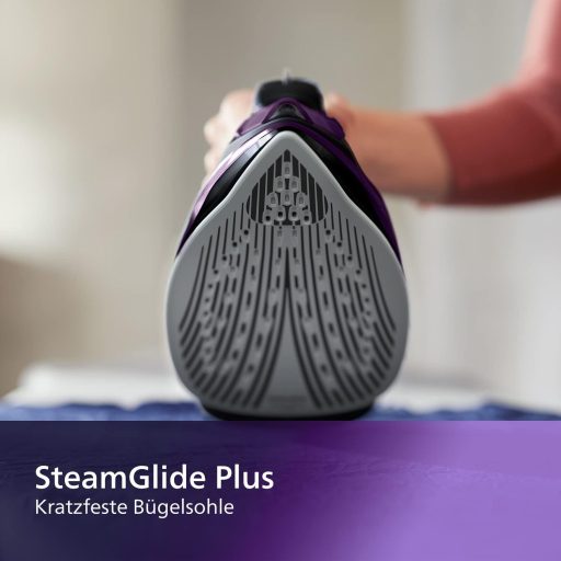 Philips 5000 Series 2400W gőzvasaló 45g/perc gőzkibocsátás fekete-lila