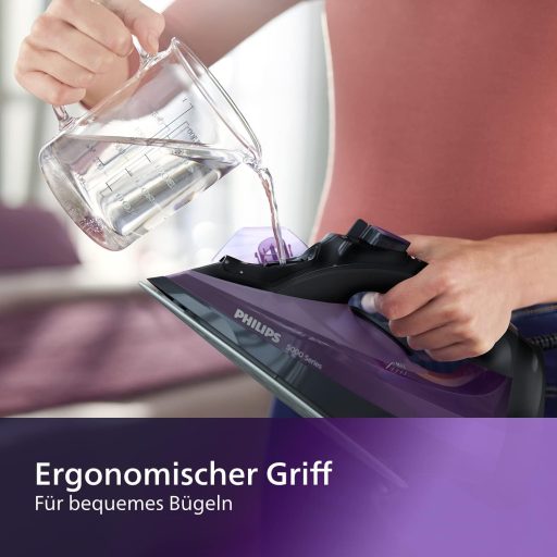 Philips 5000 Series 2400W gőzvasaló 45g/perc gőzkibocsátás fekete-lila