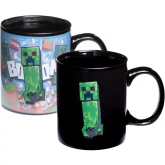   Paladone Minecraft Creeper Hőérzékeny Bögre - Hivatalos Licensz, Ajándék Gamer Rajongóknak - 1 pc. (pack of 1), Multi-coloured