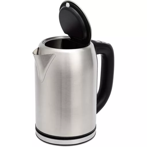 Amazon Basics Rozsdamentes Vízforraló Digitális Kijelzővel, Hőmérséklet Szabályozás, 1.7L