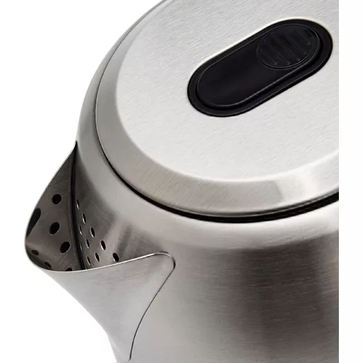 Amazon Basics Rozsdamentes Vízforraló Digitális Kijelzővel, Hőmérséklet Szabályozás, 1.7L