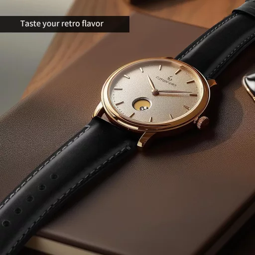 Brățară de ceas Fullmosa, din piele, 18-24mm - Curea de schimb în stil vintage pentru ceasuri Huawei, Samsung, Amazfit, Garmin, Fossil