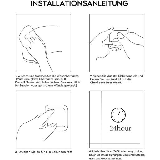 YIGII Raft pentru Baie din Oțel Inoxidabil, Negru, Fără Găurire, Suport pentru Șampon