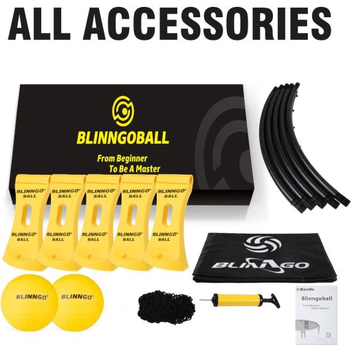 Mookis Roundnet szett labdákkal, hálóval, táskával és pumpával - strand, kert, park