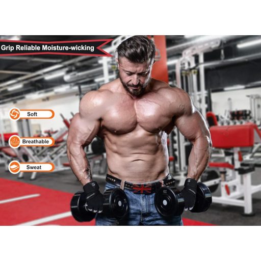 Mănuși de fitness SAWANS cu suport căptușit pentru încheietură, pentru bărbați și femei