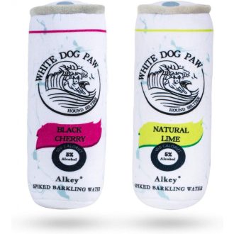   Plüss Csörgő Játékok Kutyáknak, 2 Csomag Puha Üdítős Doboz formájú Játék 19,61 x 7,49 x 25,91 cm