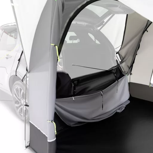 KAMPA Drängler Busz Előtető Szabadon Álló - 6,6 m² Hátsó Sátor Autóhoz 2 Főre - Vízálló Autósátor 240cm Széles Ablakkal