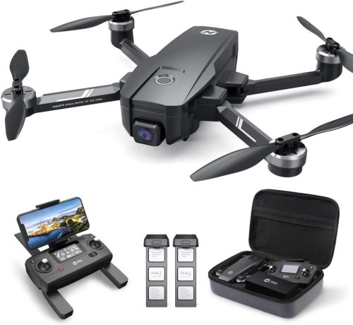Dronă GPS Holy Stone HS720E cu cameră 4K EIS UHD, quadcopter cu telecomandă, 2 baterii, funcție de urmărire, WiFi 5G, motor fără perii, Ke