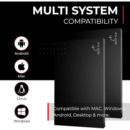 Storite 1TB Külső Merevlemez USB 3.0 PC Mac Windows Laptop Gamer Backup