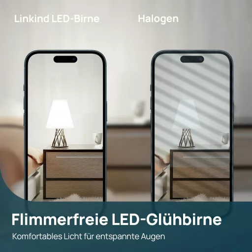 Linkind E14 LED Bec Golf P45/G45 4.9W, 500 Lumeni, 5000K Alb Natural, Echivalent 40W, Formă Picătură, Pachet cu 6 Bucăți