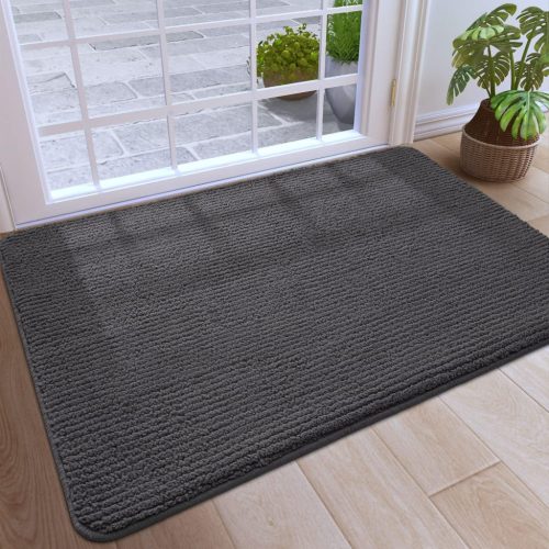DEXI Sötétszürke Csúszásmentes Mosható Lábtörlő 60x90cm Kültéri-Beltéri