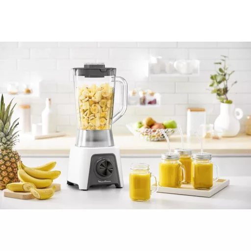 Moulinex Blendeo+ 450W Turmixgép Rozsdamentes Acél 1.5L Jégzúzó Funkcióval