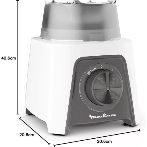 Moulinex Blendeo+ 450W Turmixgép Rozsdamentes Acél 1.5L Jégzúzó Funkcióval