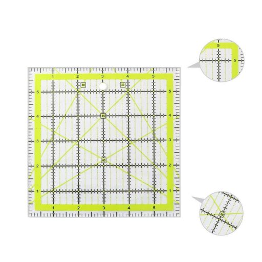 NX Garden Nemsikló Akril Varrószabályzó, 6 Hüvelyk, Lila Színű, Kézműveseknek és Szabásra