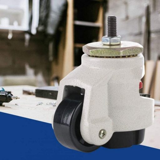 Barm Heavy Duty Munkapad Nylon Forgó Görgők Szintezhető Ipari Berendezésekhez Bútorokhoz - 2 darabos csomag Újracsomagolt termék