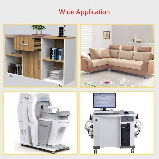 Barm Heavy Duty Munkapad Nylon Forgó Görgők Szintezhető Ipari Berendezésekhez Bútorokhoz - 2 darabos csomag Újracsomagolt termék