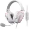Herné slúchadlá Redragon H510 Zeus 7.1 Surround ružovo-biele pre PC/PS4/Xbox