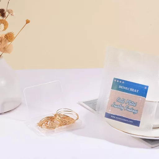 BENECREAT 18K aranyozott francia fülbevaló kampó ékszerkészítéshez