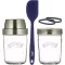 Kilner Kovászindító Készlet 5 Részes, 2x350ml Üveg Rozsdamentes Fedéllel és Spatulával - Sourdough Starter Set