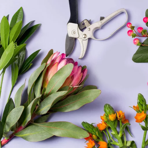 GOODS+GADGETS Univerzális Metszőolló Rozsdamentes Acél Virágolló Kovácsolt Pengével