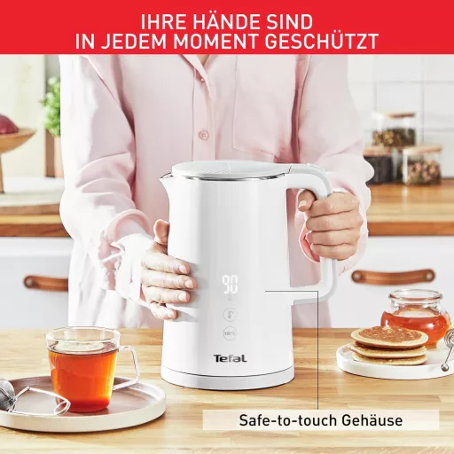 Tefal KO6931 Sense Digitális Vízforraló 1,5L, 5 Hőfok, 30 Perc Melegítés
