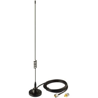   BINGFU Autós Rádió Antenna Duál Sávú VHF UHF Mágneses Talp PL259