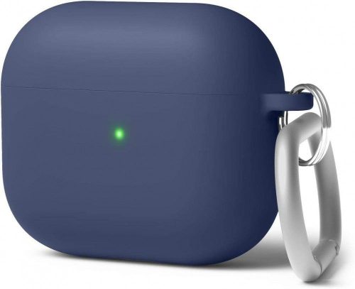 Husă de silicon albastră pentru Apple AirPods 3 - Compatibilă cu încărcare wireless
