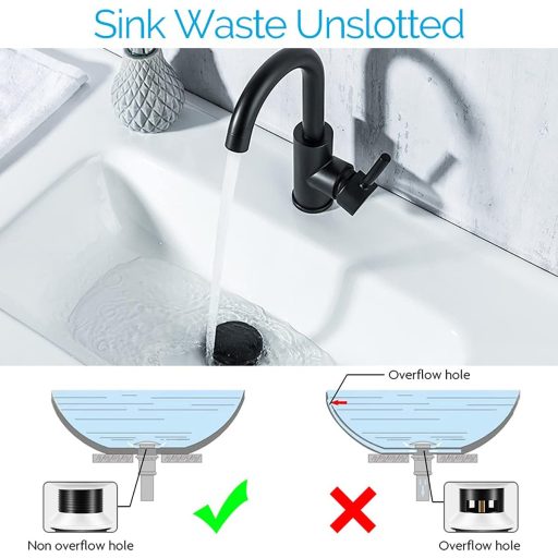 Chonphan Matt Fekete Mosdó Lefolyó Szelep Pop-Up Rendszer Túlfolyás Nélkül