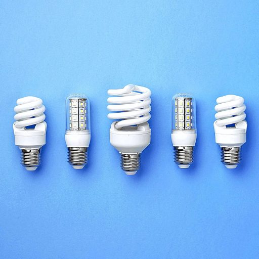 ISOLATECH 2db E27 Kerámia Foglalat LED Energiatakarékos Izzó 250V Mennyezeti Fürdőszoba Konyha