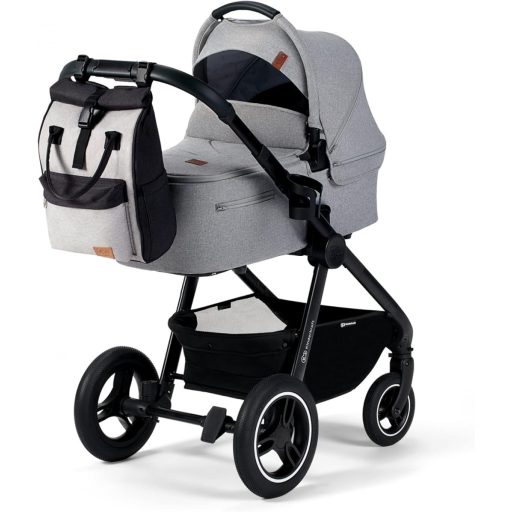 4Kraft MOONPACK Pelenkázó Táska 9 Zsebbel, Szürke Pelenkázó Alátéttel