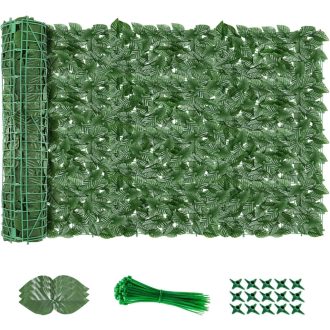   Umjetna Živa Ograda Balkonska Zaštita 100x300cm Zeleni Listovi Zaslon za Privatnost