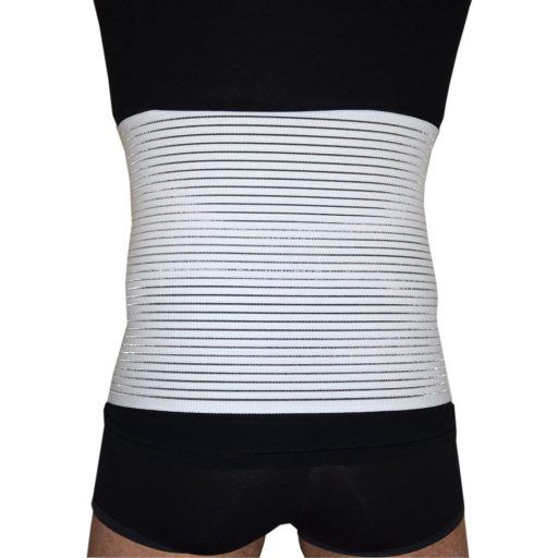 Burtieră Postpartum BODYPERFECT Unisex Alb XL Reglabilă pentru Ameliorarea Durerilor de Spate