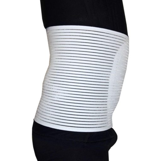 Burtieră Postpartum BODYPERFECT Unisex Alb XL Reglabilă pentru Ameliorarea Durerilor de Spate