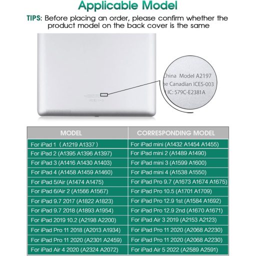 Înlocuire display LCD pentru iPad 10.2 SRJTEK 2019-2021 generația a 7-a, a 8-a, a 9-a A2197 A2200 negru