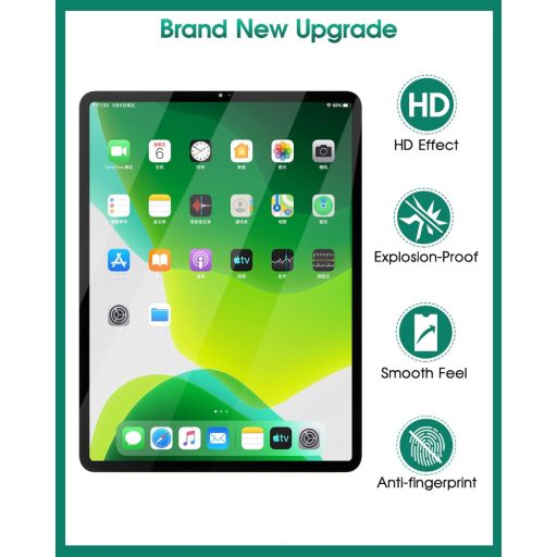 SRJTEK iPad Pro 12.9 2020 4. generáció kijelző csere A2069 A2232 LCD érintőpanel fekete